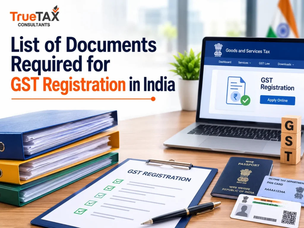 List of Documents Required for GST Registration